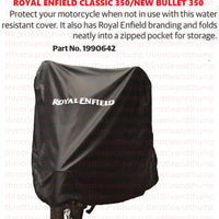 Black Water Resistant Bike Cover fit for Royal Enfield Bullet 350