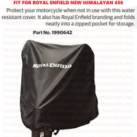 Black Water Resistant Bike Cover fit for Royal Enfield Himalayan 450