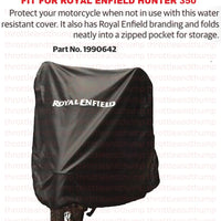Black Water Resistant Bike Cover fit for Royal Enfield Hunter 350