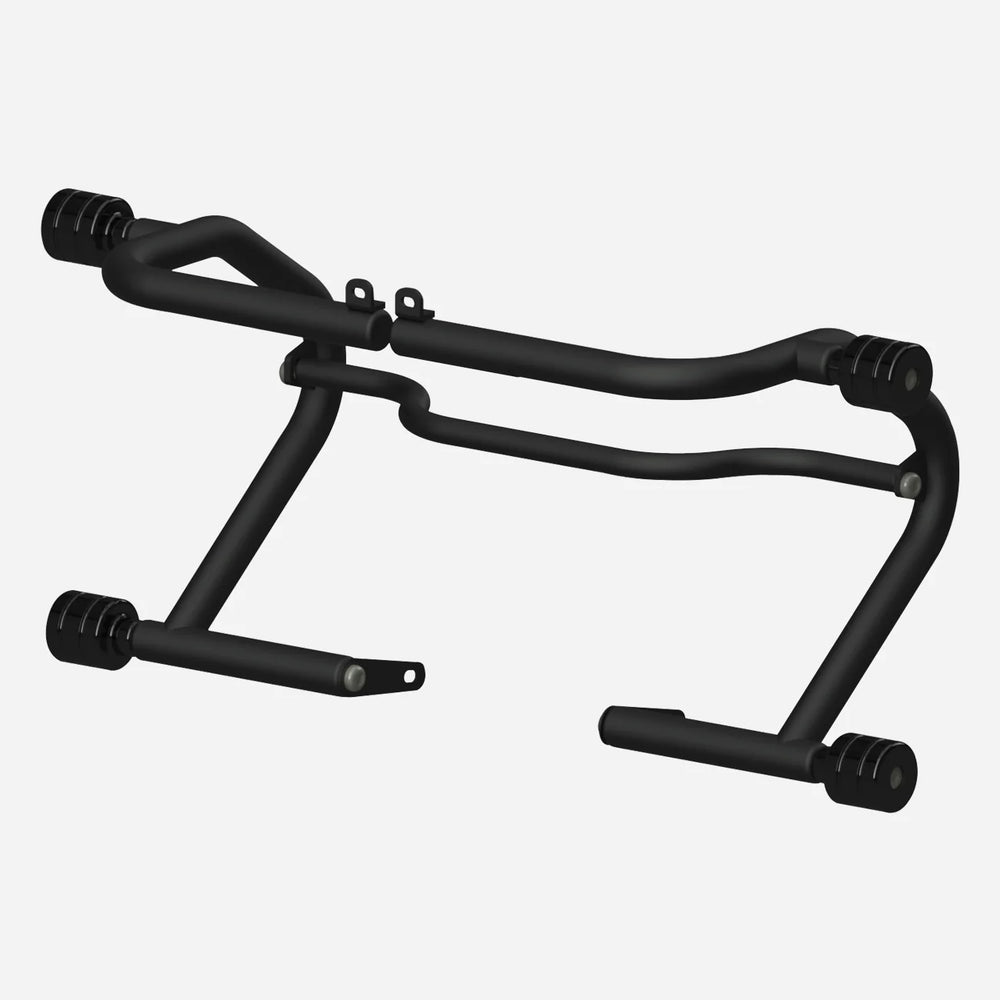 CRASH GUARD WITH SLIDERS GUARD AND SUMP GUARD (SILVER) FIT FOR HUNTER 350