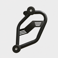 CRASH GUARD WITH SLIDERS (BLACK) FIT FOR ROYAL ENFIELD INTERCEPTOR 650