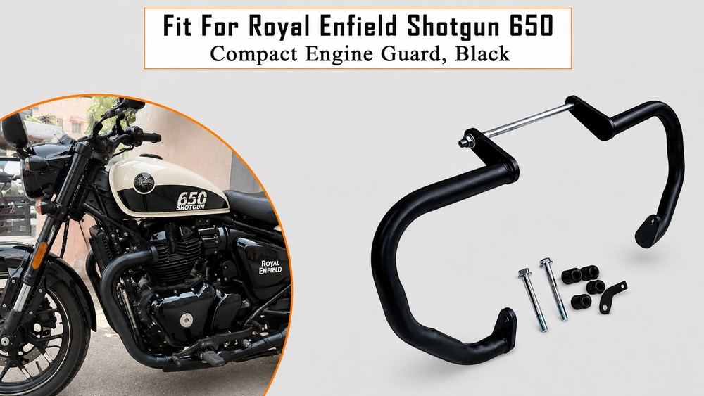 COMPACT ENGINE GUARD FIT FOR ROYAL ENFIELD SHOTGUN 650