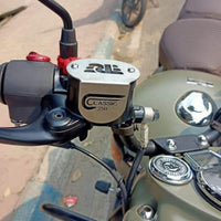 FRONT OIL CONTAINER GUARD (SILVER) FIT FOR ROYAL ENFIELD GOAN CLASSIC 350