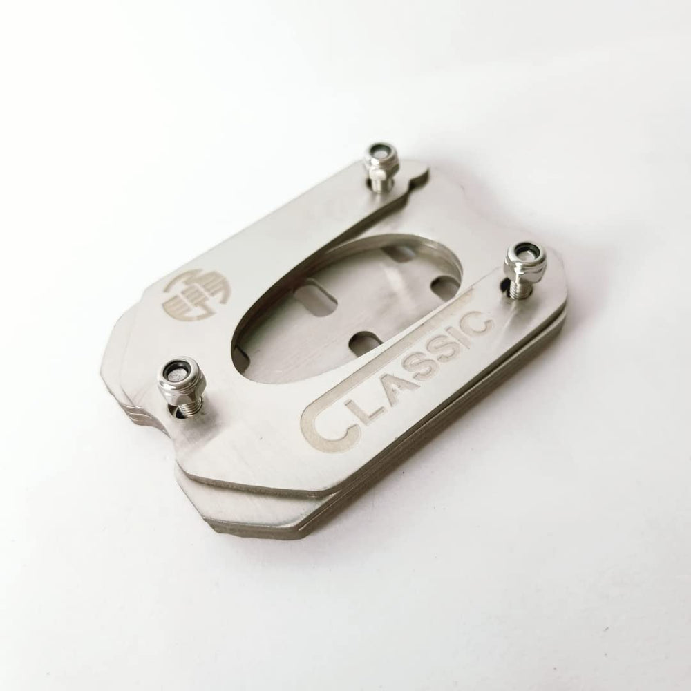 Side Stand Extender SILVER FIT FOR ROYAL ENFIELD GOAN CLASSIC 350