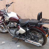 SISSY BAR BACKREST WITH LUGGAGE RACK FIT FOR ROYAL ENFIELD CLASSIC 650