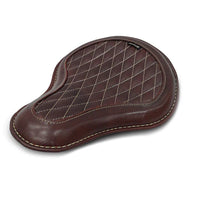 GENUINE LEATHER SOLO RIDER SEAT (ANTIQUE BROWN) FIT FOR ROYAL ENFIELD CLASSIC 650