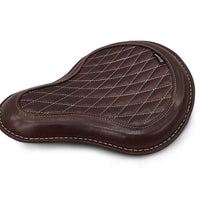GENUINE LEATHER SOLO RIDER SEAT (ANTIQUE BROWN) FIT FOR ROYAL ENFIELD CLASSIC 650