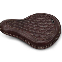 GENUINE LEATHER SOLO RIDER SEAT (ANTIQUE BROWN) FIT FOR ROYAL ENFIELD CLASSIC 650
