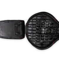 GENUINE LEATHER RIDER AND PILLION SEAT (BLACK) FIT FOR ROYAL ENFIELD CLASSIC 650