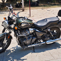 TOURING BACKREST WITH LUGGAGE RACK FIT FOR ROYAL ENFIELD SUPER METEOR 650