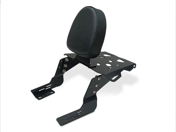 BACKREST WITH LUGGAGE RACK CARRIER FIT FOR ROYAL ENFIELD CONTINENTAL GT 650