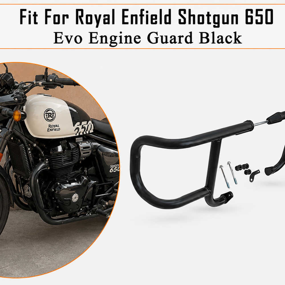 LARGE ENGINE GUARD FIT FOR ROYAL ENFIELD SHOTGUN 650