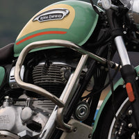 EVO ENGINE GUARD SILVER FIT FOR ROYAL ENFIELD GOAN CLASSIC 350