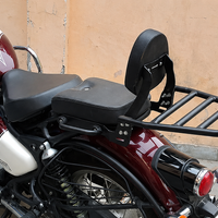 TOURING BACKREST WITH LUGGAGE RACK FIT FOR ROYAL ENFIELD bullet 650