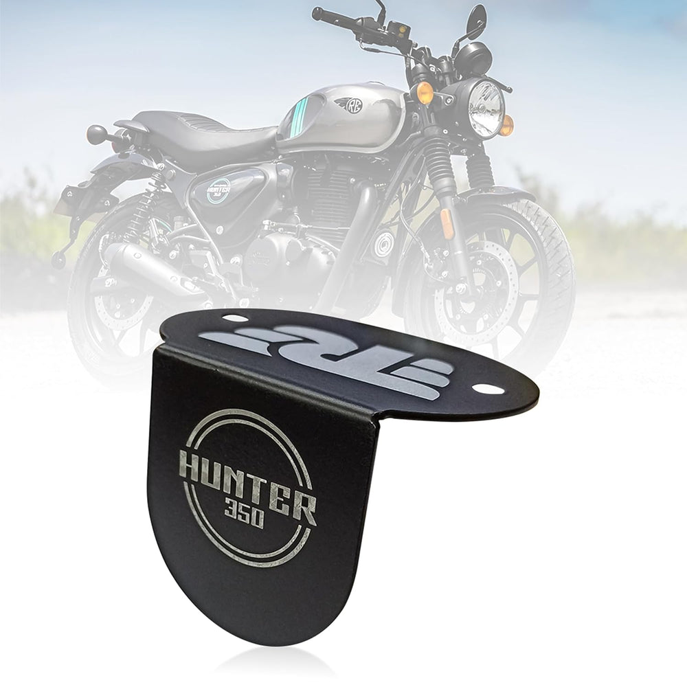 FRONT OIL CONTAINER GUARD (BLACK) FIT FOR ROYAL ENFIELD HUNTER 350