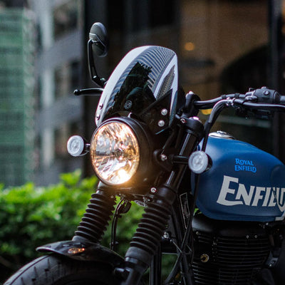 TINTED FLY SCREEN WINDSHIELD FIT FOR ROYAL ENFIELD HUNTER 350