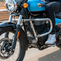 EVO ENGINE GUARD SILVER FIT FOR ROYAL ENFIELD CLASSIC 350