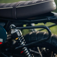BLACK SOFT PANNIER RAILS FIT FOR ROYAL ENFIELD CONTINENTAL GT 650