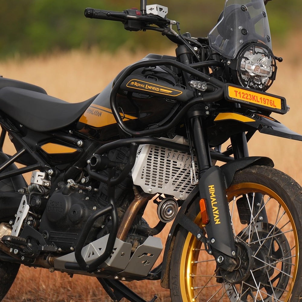 SHERPA RADIATOR GUARD (SILVER) FIT FOR ROYAL ENFIELD HIMALAYAN 450