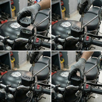 FRONT OIL CONTAINER GUARD (BLACK) FIT FOR ROYAL ENFIELD METEOR 350