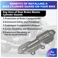MASTER CYLINDER GUARD (SILVER) FIT FOR ROYAL ENFIELD METEOR 350