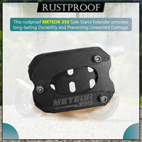 Side Stand Extender BLACK FIT FOR ROYAL ENFIELD METEOR 350