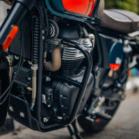 LARGE ENGINE GUARD (BLACK) FIT FOR ROYAL ENFIELD BEAR 650