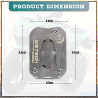 Side Stand Extender SILVER FIT FOR ROYAL ENFIELD METEOR 350
