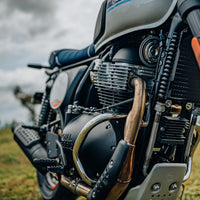 COMPACT ENGINE GUARD (CHROME) FIT FOR ROYAL ENFIELD BEAR 650