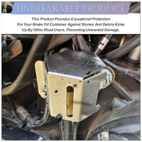 REAR OIL CONTAINER GUARD (SILVER) FIT FOR ROYAL ENFIELD CLASSIC 350