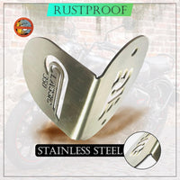 FRONT OIL CONTAINER GUARD (SILVER) FIT FOR ROYAL ENFIELD CLASSIC 350