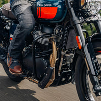LARGE ENGINE GUARD (BLACK) FIT FOR ROYAL ENFIELD BEAR 650