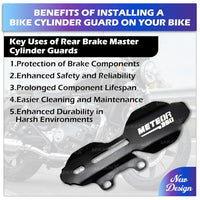 MASTER CYLINDER GUARD (BLACK) FIT FOR ROYAL ENFIELD METEOR 350