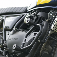 CRASH GUARD WITH SLIDERS (BLACK) FIT FOR ROYAL ENFIELD INTERCEPTOR 650