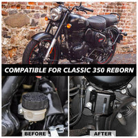 REAR OIL CONTAINER GUARD (BLACK) FIT FOR ROYAL ENFIELD GOAN CLASSIC 350