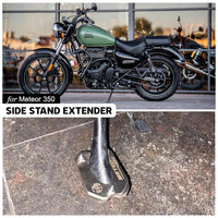 Side Stand Extender SILVER FIT FOR ROYAL ENFIELD METEOR 350