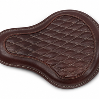 GENUINE LEATHER SOLO RIDER SEAT (ANTIQUE BROWN) FIT FOR ROYAL ENFIELD CLASSIC 650