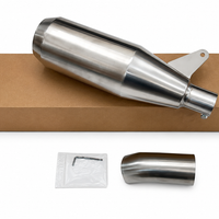 AEW EDGE FREE FLOW EXHAUST FIT FOR ROYAL ENFIELD HIMALAYAN 450