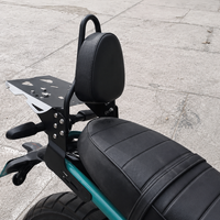 SISSY BAR BACKRES WITH LUGGAGE RACK FIT FOR ROYAL ENFIELD BEAR 650