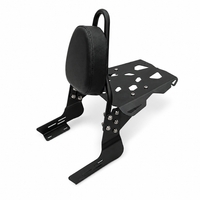 SISSY BAR BACKRES WITH LUGGAGE RACK FIT FOR ROYAL ENFIELD BEAR 650