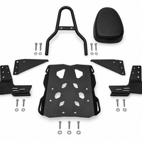 SISSY BAR BACKRES WITH LUGGAGE RACK FIT FOR ROYAL ENFIELD BEAR 650
