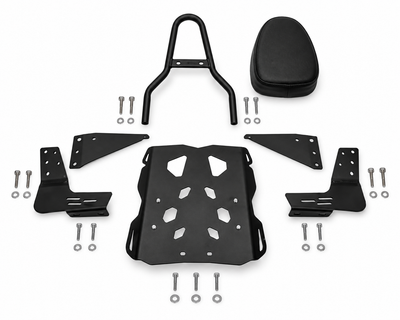 SISSY BAR BACKRES WITH LUGGAGE RACK FIT FOR ROYAL ENFIELD CONTINENTAL GT 650