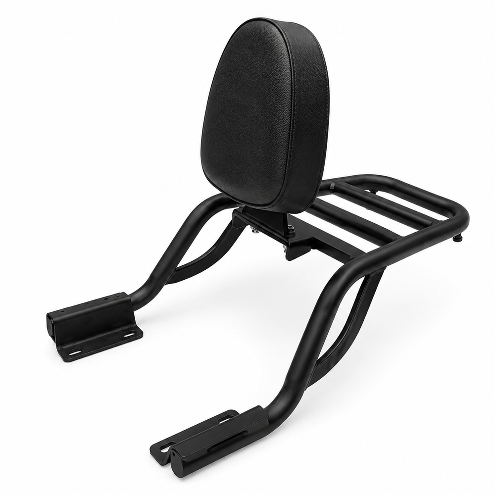 REAR LUGGAGE RACK WITH BACKREST FIT FOR ROYAL ENFIELD CONTINENTAL GT 650