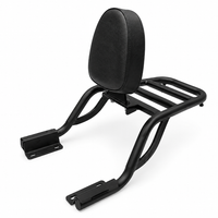 REAR LUGGAGE RACK WITH BACKREST FIT FOR ROYAL ENFIELD CONTINENTAL GT 650