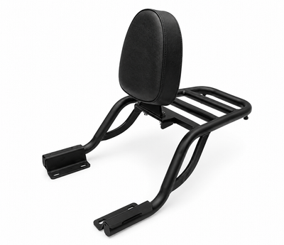 REAR LUGGAGE RACK WITH BACKREST FIT FOR ROYAL ENFIELD CONTINENTAL GT 650