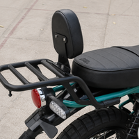 REAR LUGGAGE RACK WITH BACKREST FIT FOR ROYAL ENFIELD CONTINENTAL GT 650