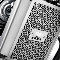 SILVER RADIATOR GUARD SS FIT FOR ROYAL ENFIELD BEAR 650