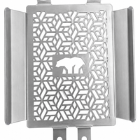 SILVER RADIATOR GUARD SS FIT FOR ROYAL ENFIELD BEAR 650