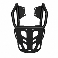 TAIL BAG (BLACK-BROWN) WITH TOP RACK FIT FOR HUNTER 350