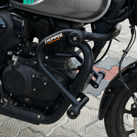 CRASH GUARD WITH SLIDERS GUARD AND SUMP GUARD (SILVER) FIT FOR HUNTER 350